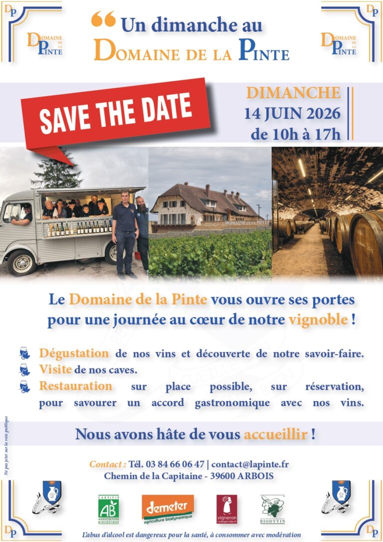 Flyer A5 Un Dimanche Au Domaine De La Pinte 2026 Page 0001